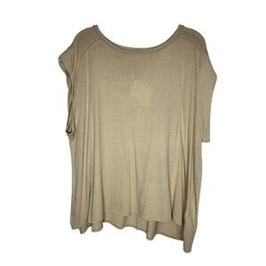 We The‎ Free People Naomi T Shirt In Tidal Foam Flowy Oversized Size S